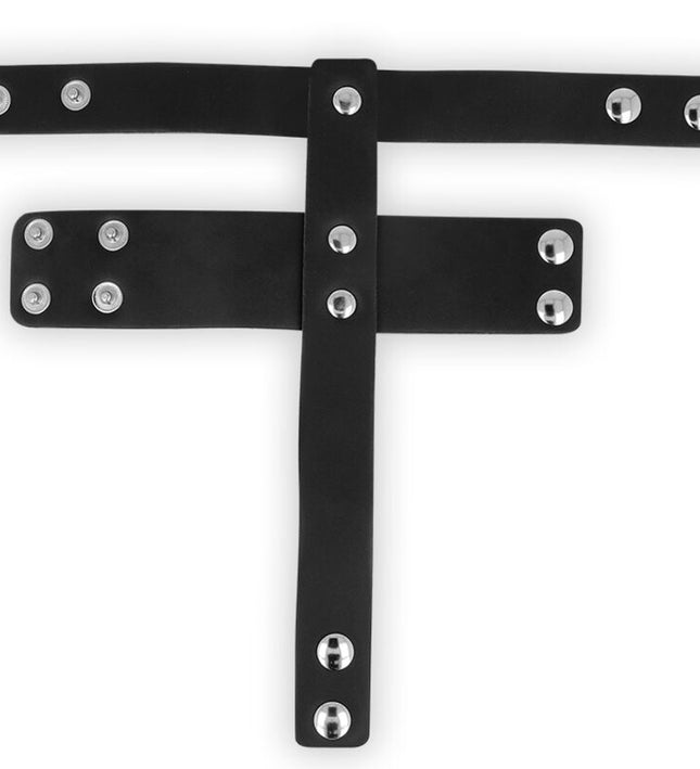 OHMAMA FETISH CHASTITY LEATHER STRAP