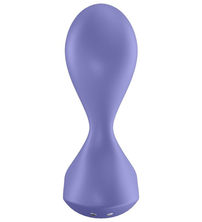 SATISFYER - SWEET SEAL VIBRATING PLUG APP VIOLET