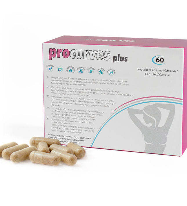 500 COSMETICS - PROCURVES PLUS NATURAL BREAST ENHANCEMENT CAPSULES