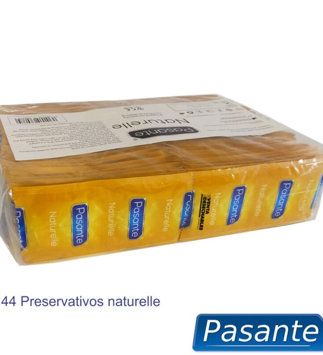 PASANTE - CONDOMS NATURELLE BAG 144 UNITS