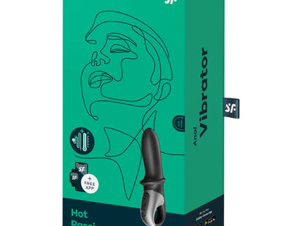 SATISFYER - HOT PASSION ANAL VIBRATOR APP BLACK