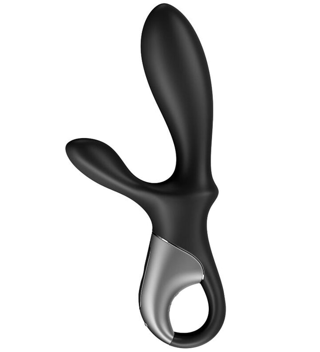 SATISFYER - HEAT CLIMAX+ ANAL VIBRATOR APP BLACK