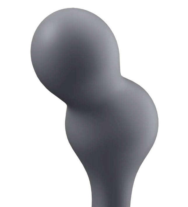 SATISFYER - DEEP DIVER VIBRATING PLUG APP GREY