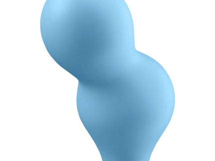 SATISFYER - DEEP DIVER VIBRATING PLUG APP GREY