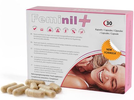 500 COSMETICS - FEMINIL+ FEMALE SEXUAL LIBIDO ENHANCEMENT - 30 CAPSULES