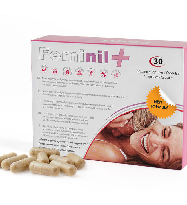 500 COSMETICS - FEMINIL+ FEMALE SEXUAL LIBIDO ENHANCEMENT - 30 CAPSULES