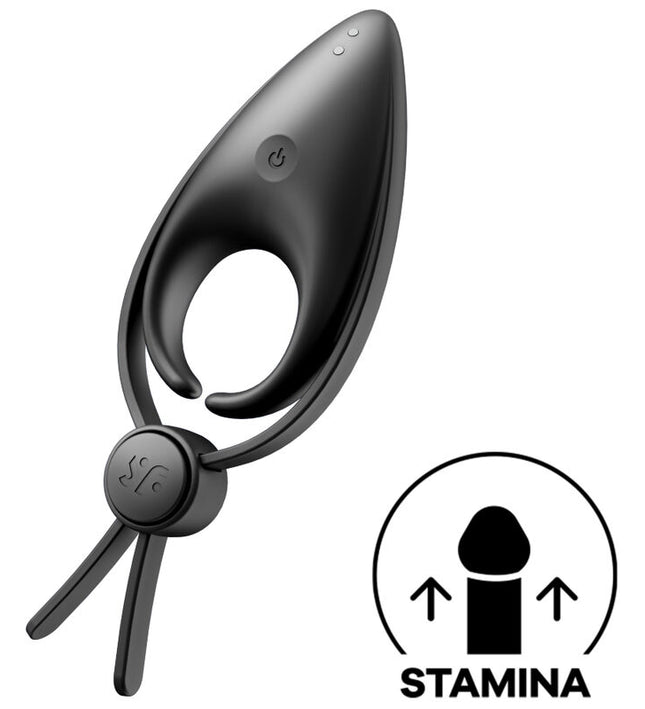 SATISFYER - SNIPER RING VIBRATOR BLACK