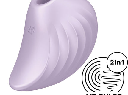 SATISFYER - PEARL DIVER AIR PULSE STIMULATOR & VIBRATOR VIOLET