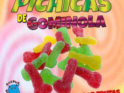 DIABLO GOLOSO - FRUIT GUMMINOL PICHITAS WITH SUGAR