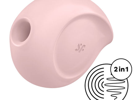 SATISFYER - SUGAR RUSH AIR PULSE STIMULATOR & VIBRATOR PINK