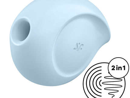 SATISFYER - SUGAR RUSH AIR PULSE STIMULATOR & VIBRATOR BLUE