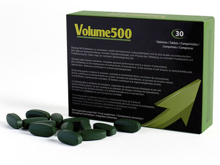 500 COSMETICS - VOLUME 500 INCREASE THE QUANTITY AND QUALITY OF SPERM
