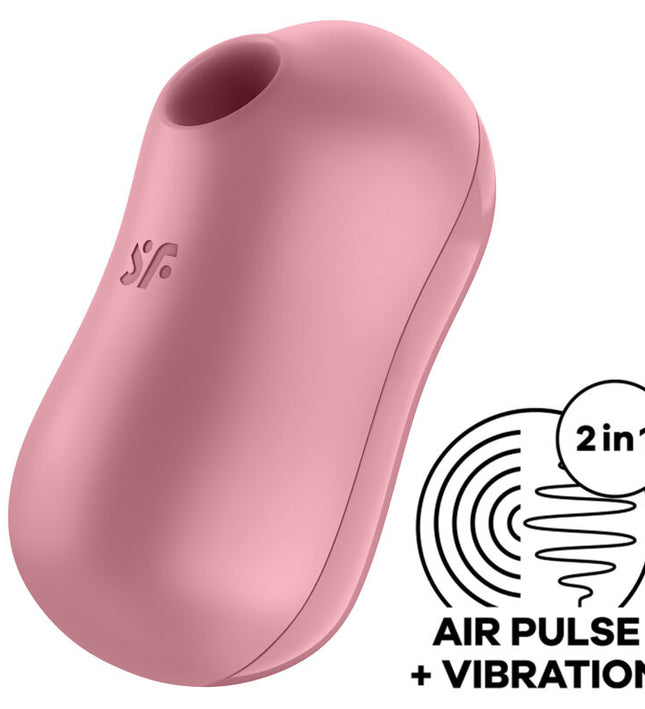 SATISFYER - COTTON CANDY AIR PULSE STIMULATOR & VIBRATOR LILAC