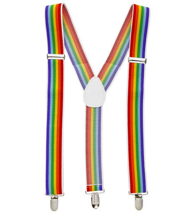 PRIDE - LGBT FLAG SUSPENDERS