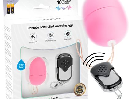 ONLINE - REMOTE CONTROL VIBRATING EGG S PINK