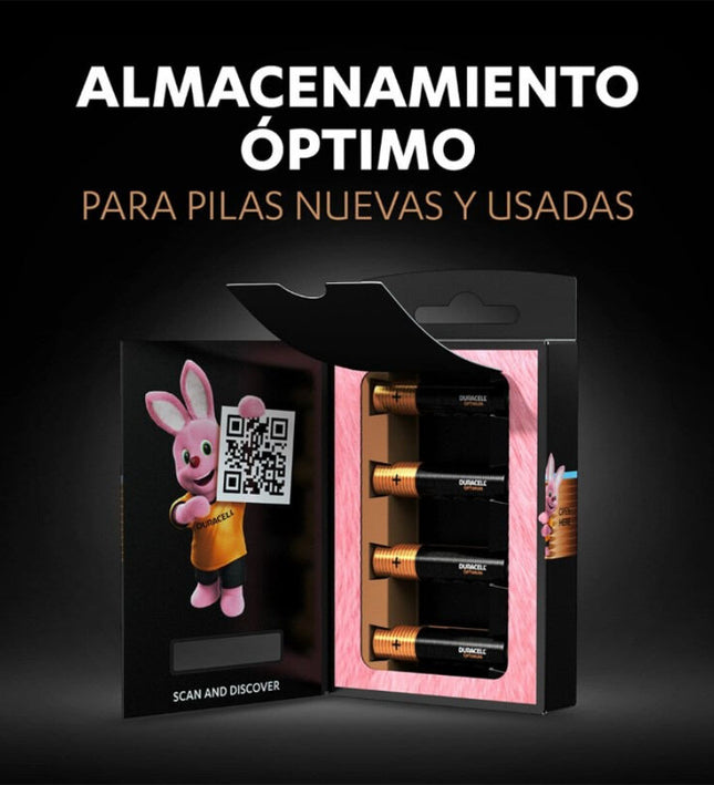 DURACELL - OPTIMUM 200 ALKALINE BATTERY AAA LR03 4 UNIT