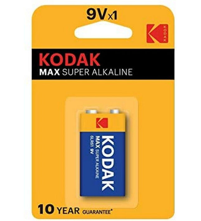 KODAK - MAX ALKALINE BATTERY 9V LR61