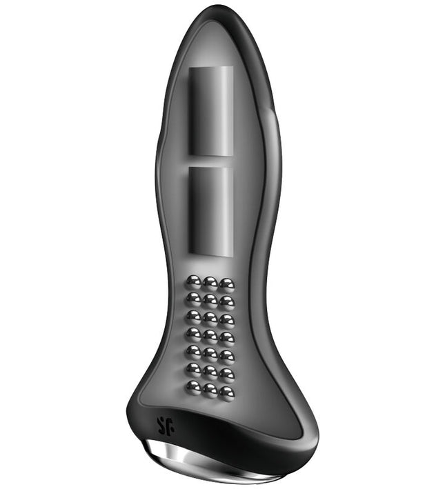 SATISFYER - ROTATOR PLUG 1+ VIBRATING PLUG APP RED