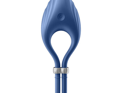 SATISFYER - DUELIST RING VIBRATOR BLUE