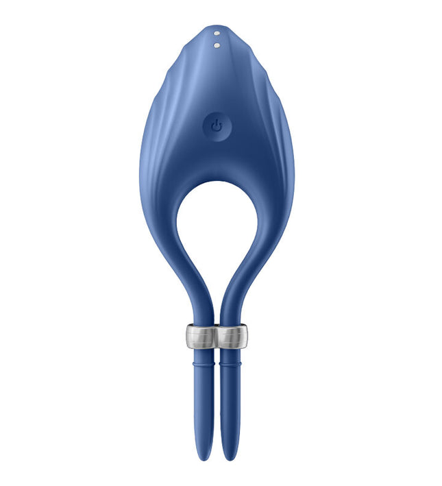SATISFYER - DUELIST RING VIBRATOR BLUE