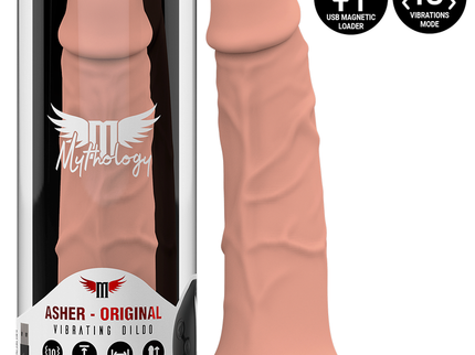 MYTHOLOGY - ASHER ORIGINAL DILDO S - VIBRATOR COMPATIBLE WITH WATCHME WIRELESS TECHNOLOGY