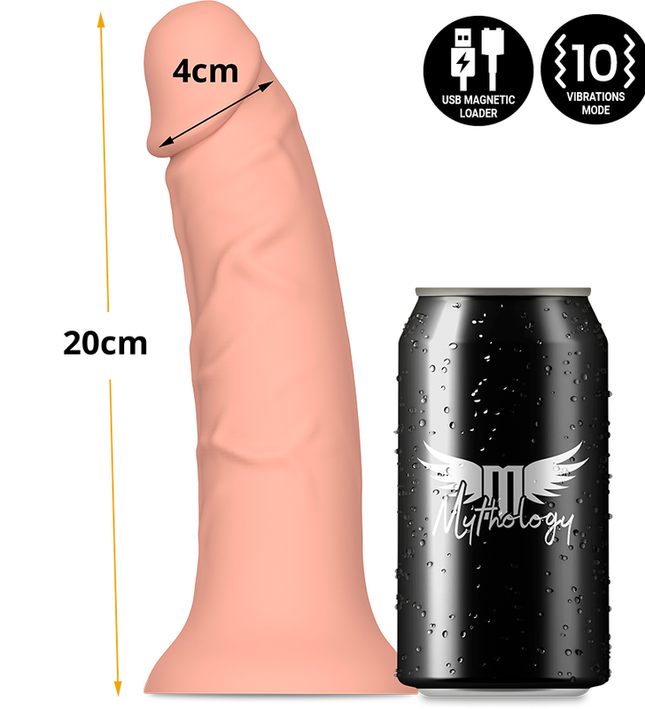 MYTHOLOGY - ASHER ORIGINAL DILDO M - VIBRATOR COMPATIBLE WITH WATCHME WIRELESS TECHNOLOGY