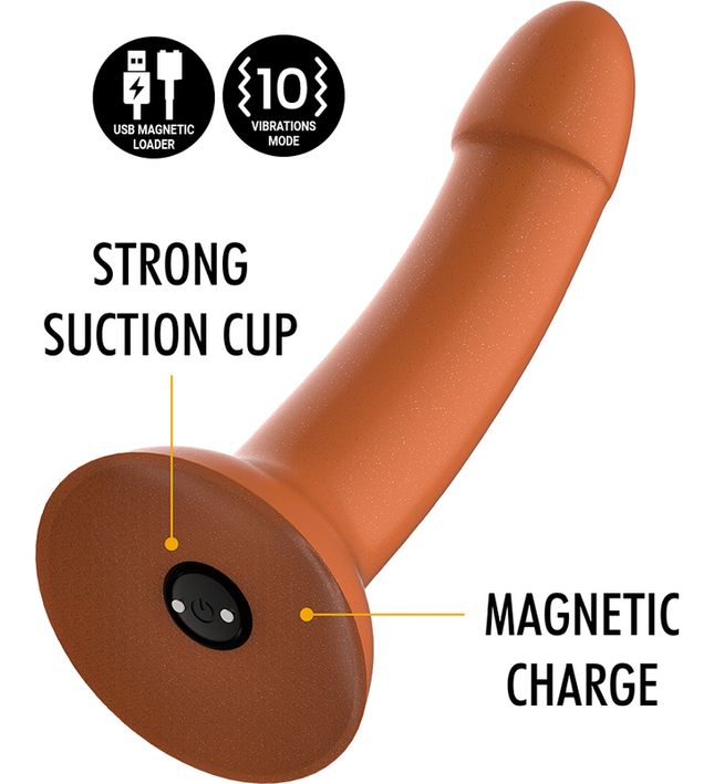 MYTHOLOGY - RUNE ROYAL DILDO M - VIBRATOR WATCHME WIRELESS TECHNOLOGY COMPATIBLE
