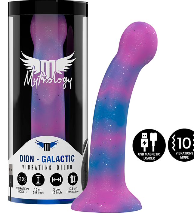 MYTHOLOGY - DION GALACTIC DILDO S - VIBRATOR WATCHME WIRELESS TECHNOLOGY COMPATIBLE
