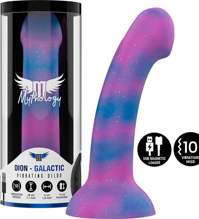 MYTHOLOGY - DION GALACTIC DILDO M - VIBRATOR WATCHME WIRELESS TECHNOLOGY COMPATIBLE