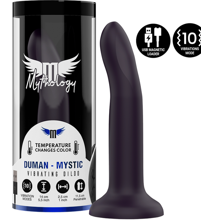 MYTHOLOGY DUMAN MYSTIC DILDO S - VIBRATOR WATCHME WIRELESS TECHNOLOGY COMPATIBLE