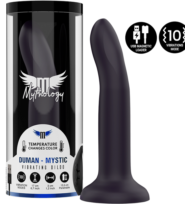 MYTHOLOGY - DUMAN MYSTIC DILDO M - VIBRATOR COMPATIBLE WITH WATCHME WIRELESS TECHNOLOGY
