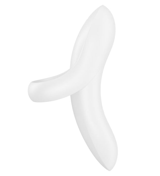 SATISFYER - BOLD LOVER FINGER VIBRATOR WHITE