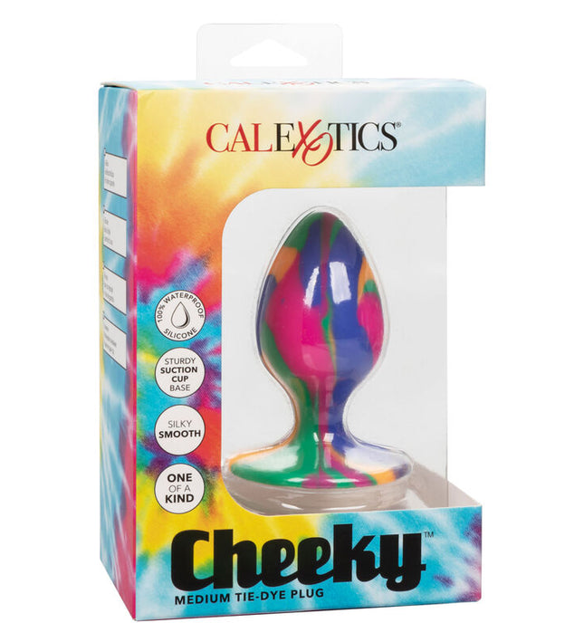 CALEXOTICS - CHEEKY MEDIUM TIE-DYE PLUG ANAL