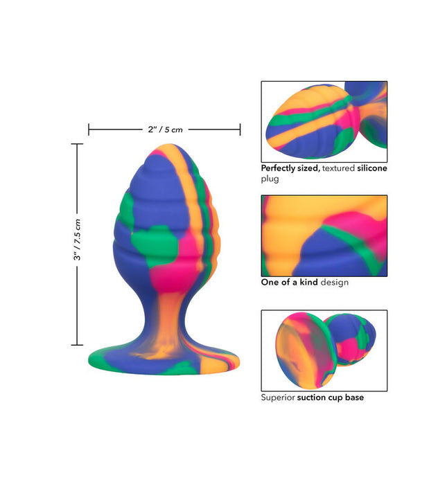 CALEXOTICS - CHEEKY MEDIUM SWIRL ANAL PLUG