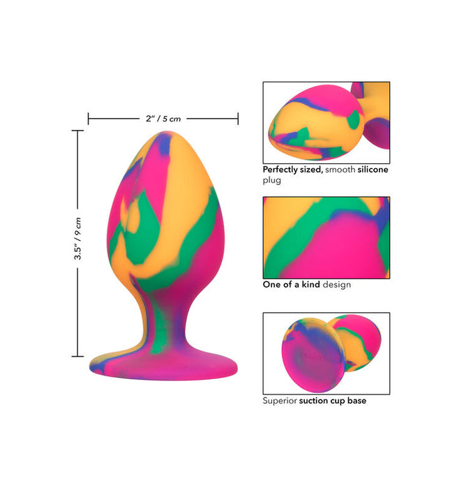 CALEXOTICS - CHEEKY LARGE TIE-DYE PLUG ANAL