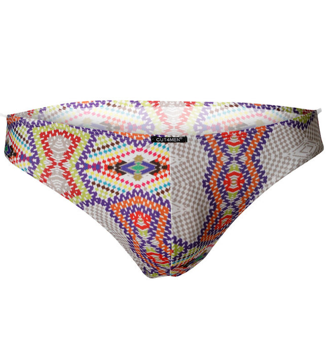 CUT4MEN - LOW RISE BRIEF AZTEC L