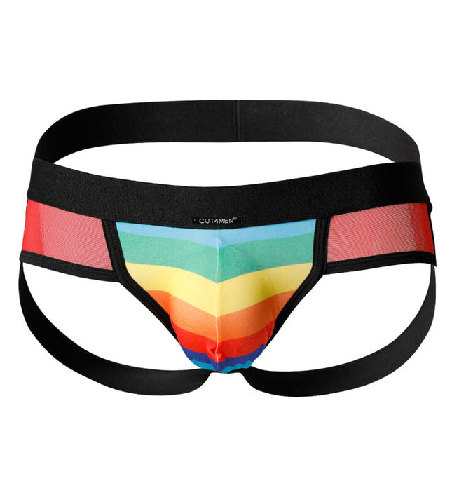 CUT4MEN - JOCKSTRAP RAINBOW XL