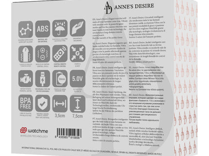 ANNE'S DESIRE - EGG REMOTE CONTROL TECHNOLOGY WATCHME BLACK