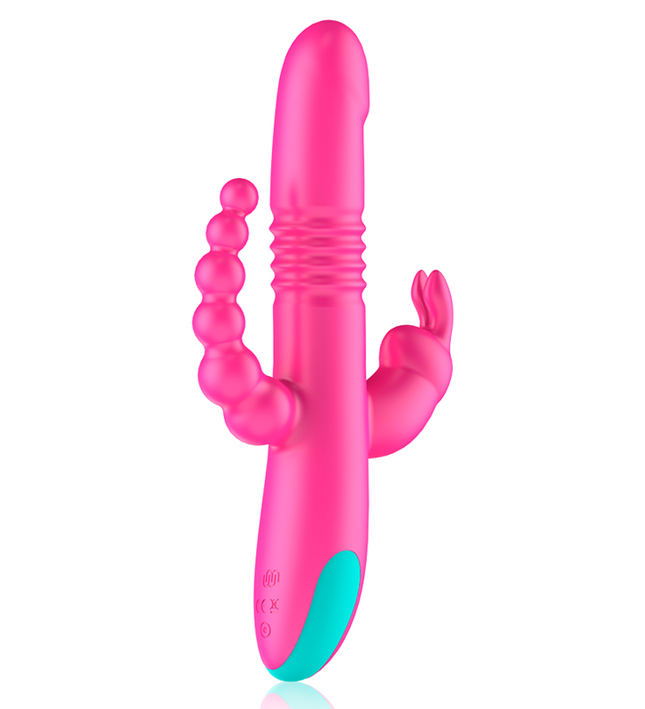 HAPPY LOKY - DONALD TRIPLE STIMULATION: ANAL, G-SPOT & CLITORAL WATCHME WIRELESS TECHNOLOGY COMPATIBLE