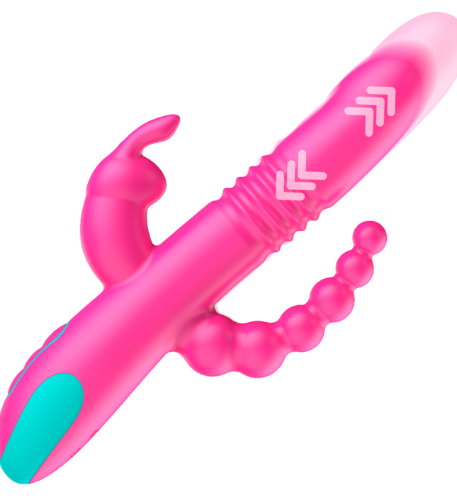 HAPPY LOKY - DONALD TRIPLE STIMULATION: ANAL, G-SPOT & CLITORAL WATCHME WIRELESS TECHNOLOGY COMPATIBLE