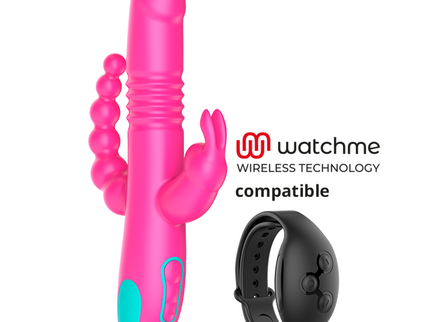 HAPPY LOKY - DONALD TRIPLE STIMULATION: ANAL, G-SPOT & CLITORAL WATCHME WIRELESS TECHNOLOGY COMPATIBLE