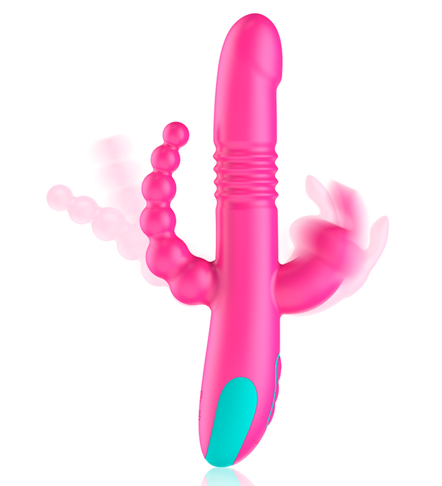 HAPPY LOKY - DONALD TRIPLE STIMULATION: ANAL, G-SPOT & CLITORAL WATCHME WIRELESS TECHNOLOGY COMPATIBLE