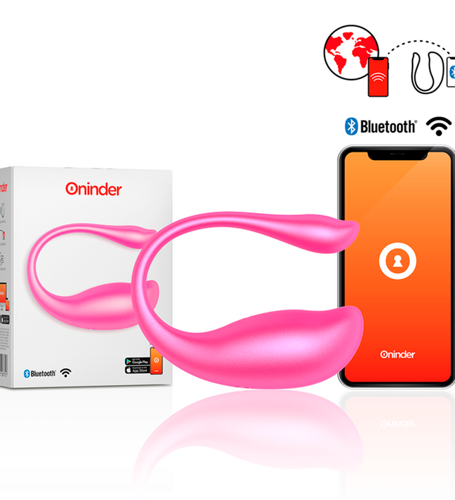 ONINDER - NAIROBI VIBRATING EGG PINK - FREE APP