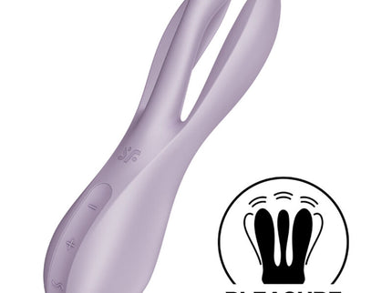 SATISFYER - THREESOME 2 VIBRATOR VIOLET