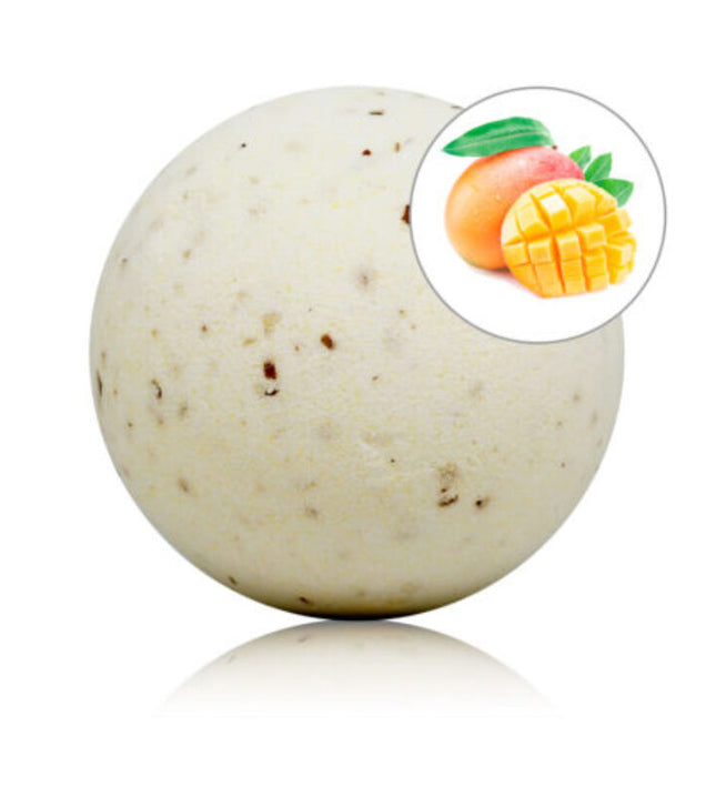 TALOKA - MANGO SCENTED BATH BOMB WITH ROSE PETALS
