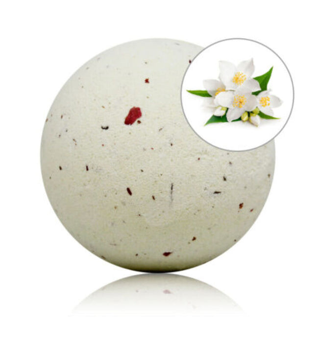 TALOKA - JASMINE SCENTED BATH BOMB WITH ROSE PETALS
