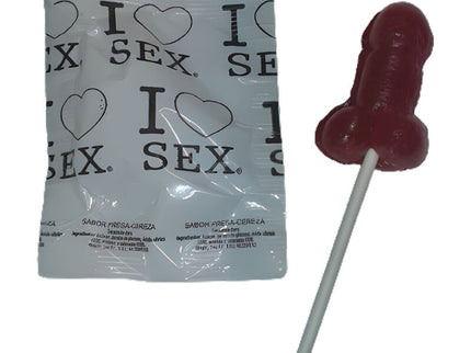 DIABLO PICANTE - STRAWBERRY & CHERRY CANDY PENIS LOLLIPOP