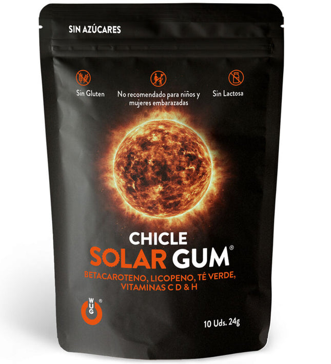 WUG GUM - SOLAR GUM SUN TANNING 10 UNITS