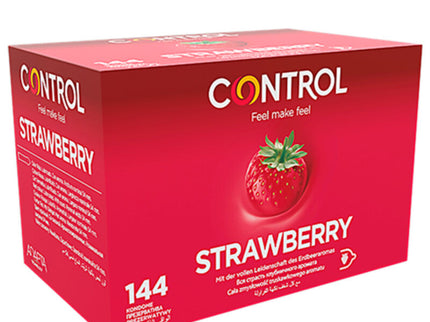 CONTROL - ADAPTA STRAWBERRY CONDOMS 144 UNITS