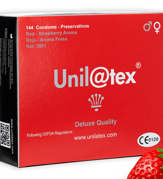 UNILATEX - RED / STRAWBERRY PRESERVATIVES 144 UNITS